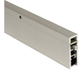 National Guard Products 223SA-34-5-8-IN-W-END-CAP 34-5/8" Clear Anodized Aluminum Automatic Door Bottom with Silicone insert - Surface Mount