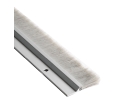 National Guard Products 601A-120 120" Perimeter Seal - Clear Anodized Aluminum with Nylon Brush Insert