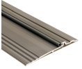 National Guard Products 896S-SIA-46 46" Mill Finish Aluminum ADA Compliant Bumper Threshold - Silicone insert - Slip Resistant