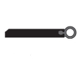 National Guard Products 9700DBK-20FT 20' Perimeter Seal - Mill Finish Aluminum with Silicone Plus Insert