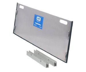 National Guard Products FS22-38" Flood Shield for Doors, Anodized Aluminium Housing, 24" Height with 22" Flood Protection, 38" Length