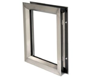 National Guard Products LCVFMSS24X32 24" x 32" Stainless Steel Lite Kit - Prime Coat