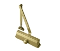 Norton UNIJ1601H-512-638-696 Top Jamb Unitrol Hold Open Arm Door Closer, 3-6 Adjustable Size, 5-1/2" to 6-3/8" Reveal Size - Satin Brass Painted