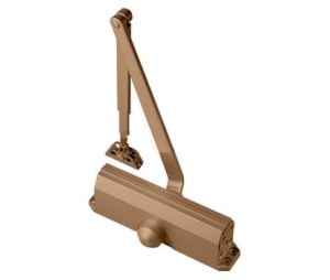 Norton UNIJ1601H-612-738-691 Top Jamb Unitrol Hold Open Arm Door Closer, 3-6 Adjustable Size, 6-1/2" to 7-3/8" Reveal Size - Light Bronze Painted
