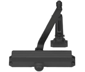 Norton 1604BCH-693 Tri-Packed, Hold Open Door Closer, 4 Size, Backcheck - Black Painted