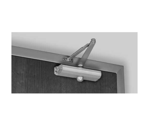 Norton 1681-689 Door Closer, Regular Low Profile Arm, 1-6 Adjustable Size - Aluminum Painted