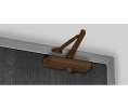 Norton 1681-690 Door Closer, Regular Low Profile Arm, 1-6 Adjustable Size - Dark Bronze Painted