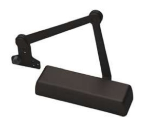 Norton 410XHDN-690 Door Closer, Non-Heavy Duty Hold Open Arm w/Removable Stop, 1-6 Adjustable Size - Dark Bronze