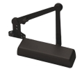 Norton 410XCPST-690 Door Closer, Heavy Duty Hold Open Arm w/Removable Stop and Spring Buffer, 1-6 Adjustable Size - Dark Bronze