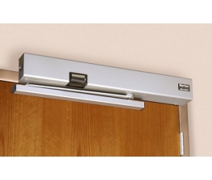 Norton 7124SZ-RH-24V-690 Double Lever Arm, Push Side SafeZone Door Closer, 4 Size, Right Hand, 24V- Dark Bronze Painted