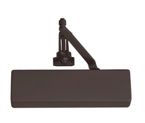 Norton 7580M-613E Parallel Low Profile Arm Door Closer, 1-6 Adjustable Size, Metal Cover - Dark Oxidized Satin Bronze Oil Rubbed
