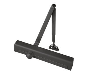 Norton 8301STH-693 Slide Track Hold Open, Pull Side Door Closer, 1-6 Adjustable Size - Black Painted