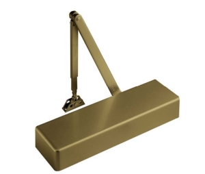 Norton 8301STH-696 Slide Track Hold Open, Pull Side Door Closer, 1-6 Adjustable Size - Satin Brass Painted