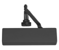 Norton 8381-693 Parallel Low Profile Arm Door Closer, 8301 Series Closers, 1-6 Adjustable Size - Black Painted
