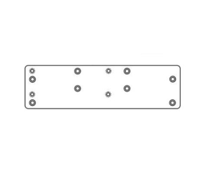 Norton 7786OH-691 Drop Plate, Overhead Door Holder, 7500 Series - Light Bronze