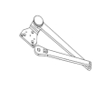 Norton PR7701-8R-691 Parallel Rigid Arm, Hold Open, RH, 1600, 7500, 8000 Series - Light Bronze