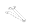 Norton R7701-1-689 Regular Rigid Arm, 7500, 8000 Series - Aluminum