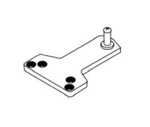 Norton 1618A-691 Standard Soffit Plate, Non-Hold Open, 1600, 8000, 9300BC, 78-B/F Series - Light Bronze