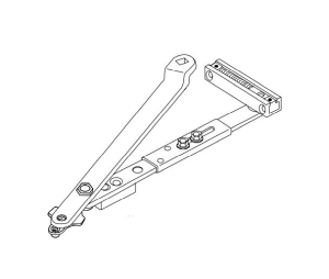 Norton J6100-7-694 Unitrol Top Jamb Arm Assembly, Hold Open, 1600, 7500, 8000 Series, Frame Reveal Size 2-1/8" to 3-1/4" - Medium Bronze