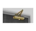 Norton 1681-696 Door Closer, Regular Low Profile Arm, 1-6 Adjustable Size - Satin Brass Painted