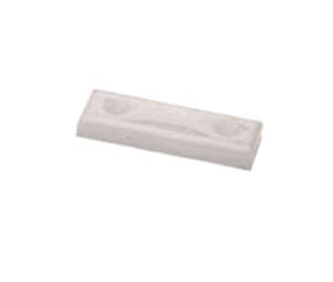 Olympus Lock 10-054 1/4" Thickness White Plastic Bar Strike, 1-15/16" x 3/4" Size