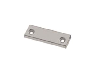 Olympus Lock 56-1-26D Bar Strike, 13/64" Thickness - Satin Chrome Finish