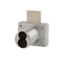 Olympus Lock 888P-DW-26D Large Format IC Core Deadbolt Drawer Lock, 1-7/16" Cylinder Length - Satin Chrome Finish