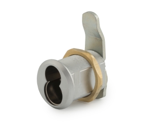 Olympus Lock 720LM-DM-26D-IC IC Core Small Format Cam Lock Cylinder Diameter, 1-1/8" Cylinder Length - Satin Chrome