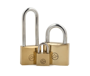 Olympus Lock BP200-KD Brass Padlock 2" Keyed Different