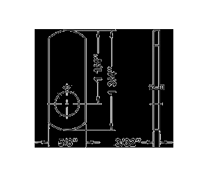 Olympus Lock DCNP-100-SC Long Straight Cam