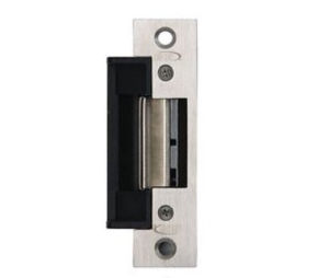 RCI 4319-06-32D Electric Strike, 9" Faceplate, Satin Stainless Steel