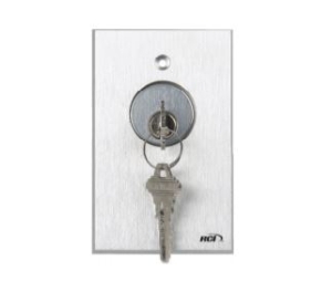 RCI 960-MO-40 Tamper Resistant Keyswitch, Momentary, Dark Bronze