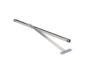 Rixson 10-236 652 10 Series Overhead Stop, Standard Duty, 16" Length, Satin Chromium Plated