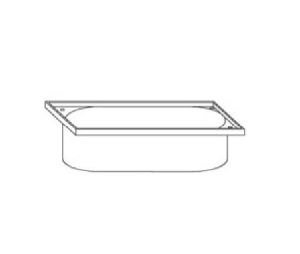 Rixson 103000 606 Duo Chek Double Acting Cement Case Package, Satin Brass