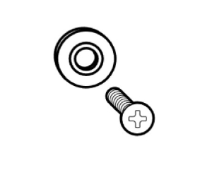 Rixson 107032 613 Arm Alignment Screw and Washer, Dark Oxidized Satin Bronze Oil Rubbed