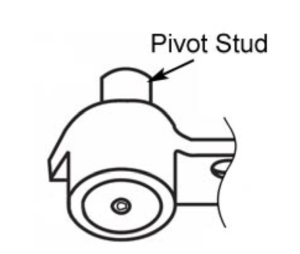 Rixson 181770-ASY Pivot Stud for All Rixson Pivots