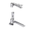 Rixson 195 LH 626 3/4" Offset Hung Pivot, Includes 180 Top Pivot, Left-Handed, Satin Chromium Plated