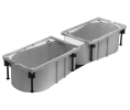 Rixson 25304 Twin Cement Case, for 2" Mullion Back to Back Closers