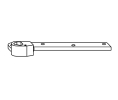 Rixson 275176 3/4" Offset Arm and Locking Screw, Left Hand