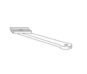 Rixson 3252010 626 Floor Closer Bottom Arm Package, Satin Chromium Plated