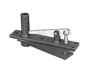 Rixson 345 612 Center Hung Long Throw Pivot Pin, Satin Bronze Clear Coated