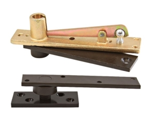 Rixson 370 625 Center Hung Pivot Set, Includes 340 Top Pivot, Bright Chromium Plated