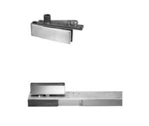 Rixson PH5043NBC RH 625 Standard Duty Center Hung Shallow Floor Closer with Patch Fittings, No Hold Open, ADA Standard Physically Handicapped Opening Force,Size 3 Spring, Right Hand, Bright Chromium Plated