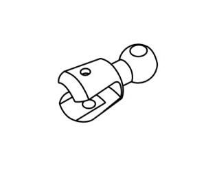 Rixson 900-3 689 Electromagnetic Door Holder/Release Swivel Armature, Cannot be used with Extension Pieces, Aluminum Painted