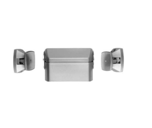 Rixson 981 696 Electromagnetic Door Holder/Release, Floor Mounted Back to Back Doors, Satin Brass Painted