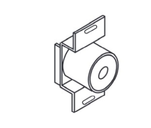 Rixson 991212-24VDC Electromagnetic Door Holder/Release Magnet Assembly, 24VDC,