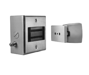 Rixson 993M 690 Electromagnetic Door Holder/Release, High Hold Wall (with Switch) Dark Bronze Painted