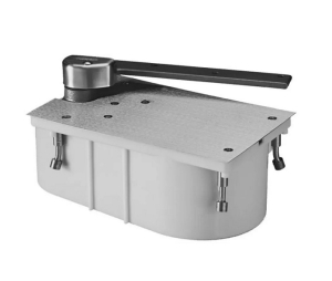 Rixson 27105N X1-1/2OS LH 626 Heavy Duty Closers, 105 Degree, No Hold Open, Offset Hung Floor, Left Hand, Satin Chromium Plated