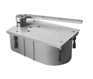 Rixson 127105N LH 626 Heavy Duty Closers, 105 Degree, No Hold Open, Offset Hung Floor, Left Hand, Satin Chromium Plated