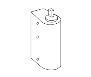 Rixson X03540370 689 Specialty Closer Body, Includes Bracket, Aluminum Painted